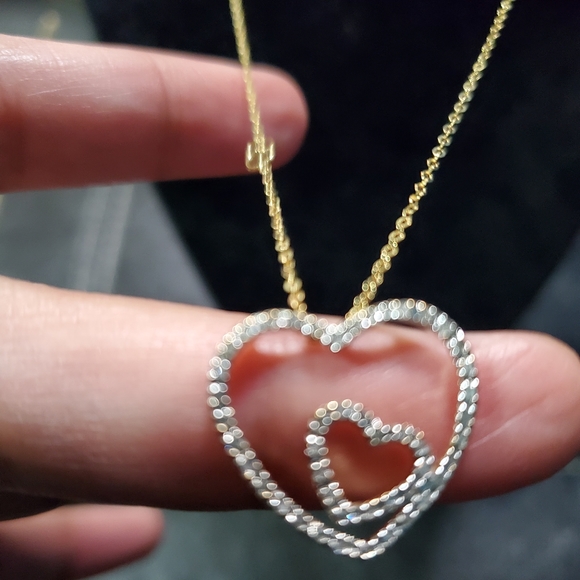 14k yellow gold natural white diamond